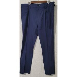 Travis Mathew Pants Mens 38x31 Blue Prestige Chino Stretch Golf Open To Close